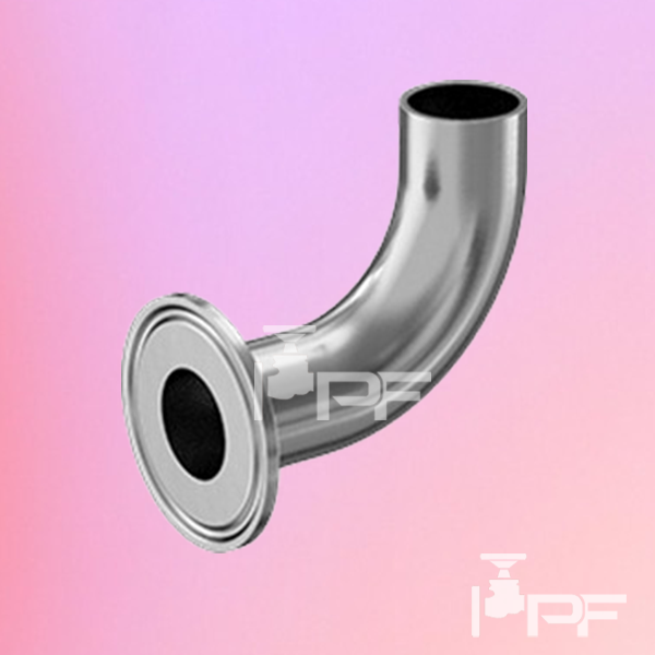 Stainless-Steel-90-Sanitary-Elbow-with-Butt-Weld-End 90 Sanitary Elbow with Butt Weld End at Ontario, Alberta and Manitoba
