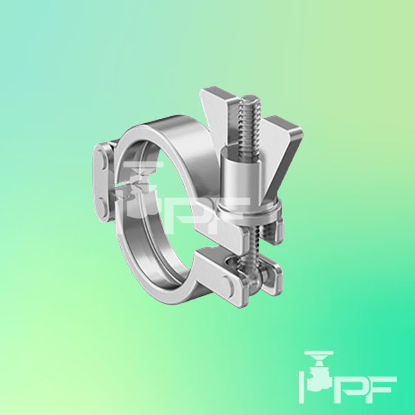 Stainless-Steel-Clamp-with-two-Pin-Hinge-Saftey-Wing Stainless Steel Clamp with two Pin Hinge Safety Wing at Ontario, Alberta and Manitoba